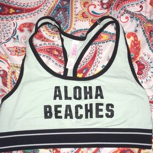 “Aloha Beaches” sports bra